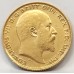 AUSTRALIA 1906 . HALF 1/2 SOVEREIGN . SYDNEY . GOLD